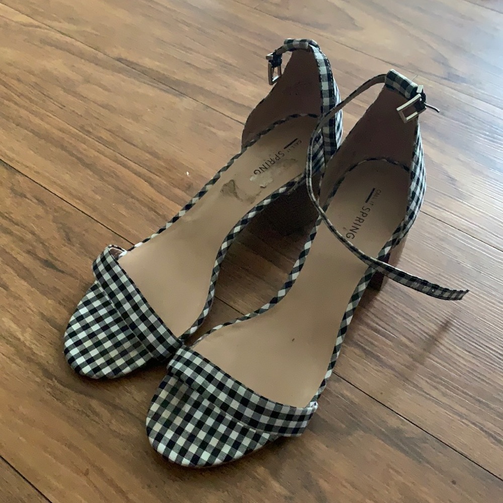 Gingham Heels